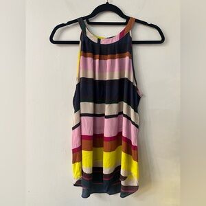 Violet & Claire Colorful Striped Tank Top